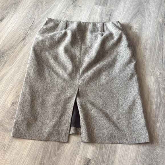 Anne Klein Gray Pencil Skirt Knee-Length Work size 10 - Picture 7 of 8